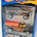 2001 Hot Wheels Harley Davidson 5 Pack Set de 5 - Ford Bronco 4-Wheeler, 79 Ford Truck, 56 Ford Truck, Ford F-150, 40 Ford Truck