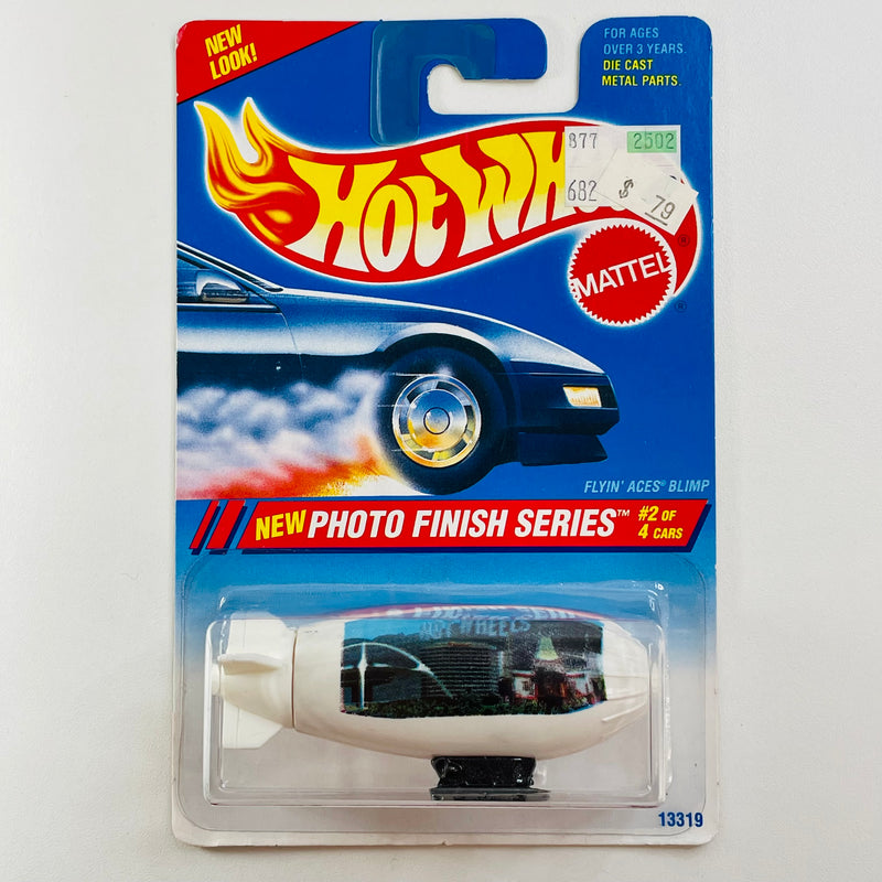 1995 Hot Wheels Photo Finish Series Blimp blanco