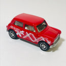 2019 Matchbox MBX Happy Holidays 64 Austin Mini Cooper rojo - Loose
