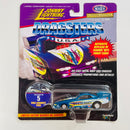 1997 Johnny Lightning Dragsters USA NHRA Limited Edition 1/15,000 K.C. Spurlock King of the Burnouts 95 Dodge Avenger Funny Car azul