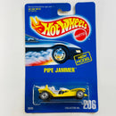 1993 Hot Wheels Pipe Jammer 206 amarillo UH Primera Edición
