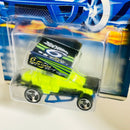 2001 Hot Wheels Slideout 129 amarillo fluorescente 3SP