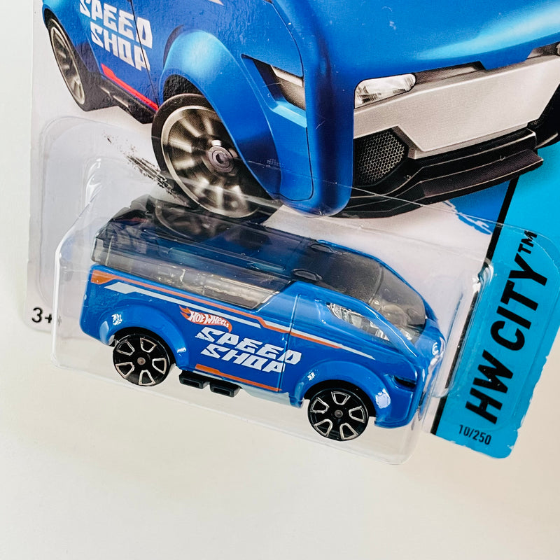 2014 Hot Wheels HW City The Vanster azul TRAP5