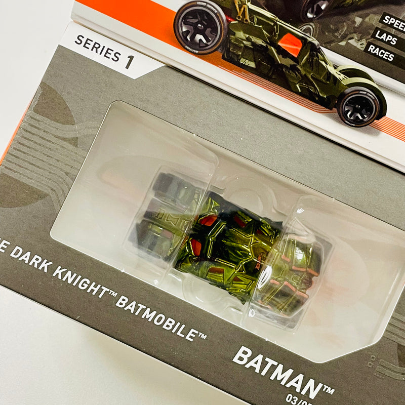 2019 Hot Wheels id Batman The Dark Knight Batmobile verde oliva oscuro spectraflame id