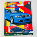 2021 Hot Wheels Car Culture Deutschland Design Audi S4 Quattro azul Llantas de Goma RR