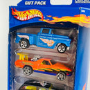 2001 Hot Wheels Truck Stoppers 5 Pack Set de 5 - Chevy 56 Flashsider, Chevy 68 El Camino, Ford Fat Fendered 40, Delivery Truck Combat Medic, Dairy Delivery