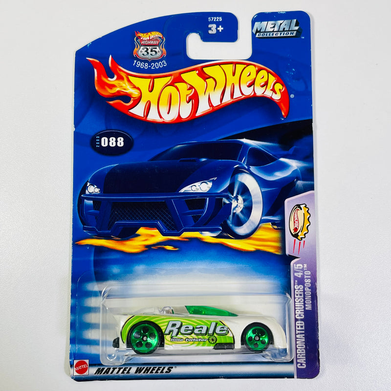 2003 Hot Wheels Carbonated Cruisers Monoposto 088 blanco 5DOT