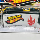 2012 Hot Wheels Team Top Rides Red Driver Fast Fish amarillo PR5 con Stickers