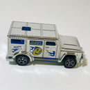 2020 Hot Wheels HW Metro HW Armored Truck plata 5SP base ZAMAC - Loose