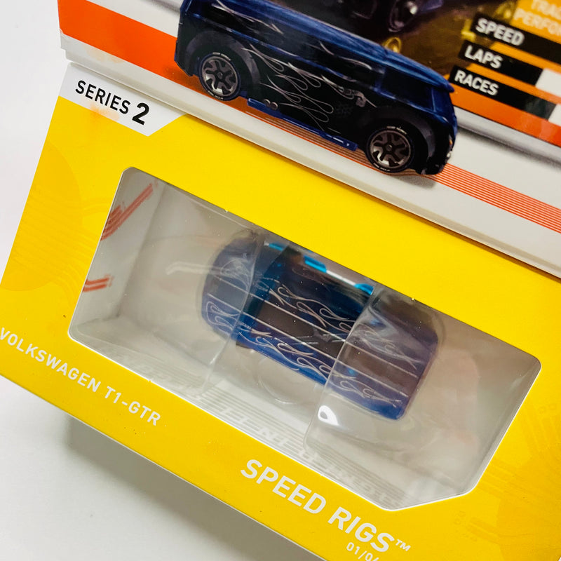 2020 Hot Wheels id Speed Rigs Volkswagen T1 GTR negro spectraflame id