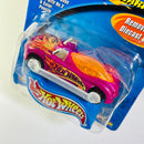 2002 Hot Wheels Pencil Sharpener Octoblast Power Pipes rosado 3SP con Tajador de Lápiz