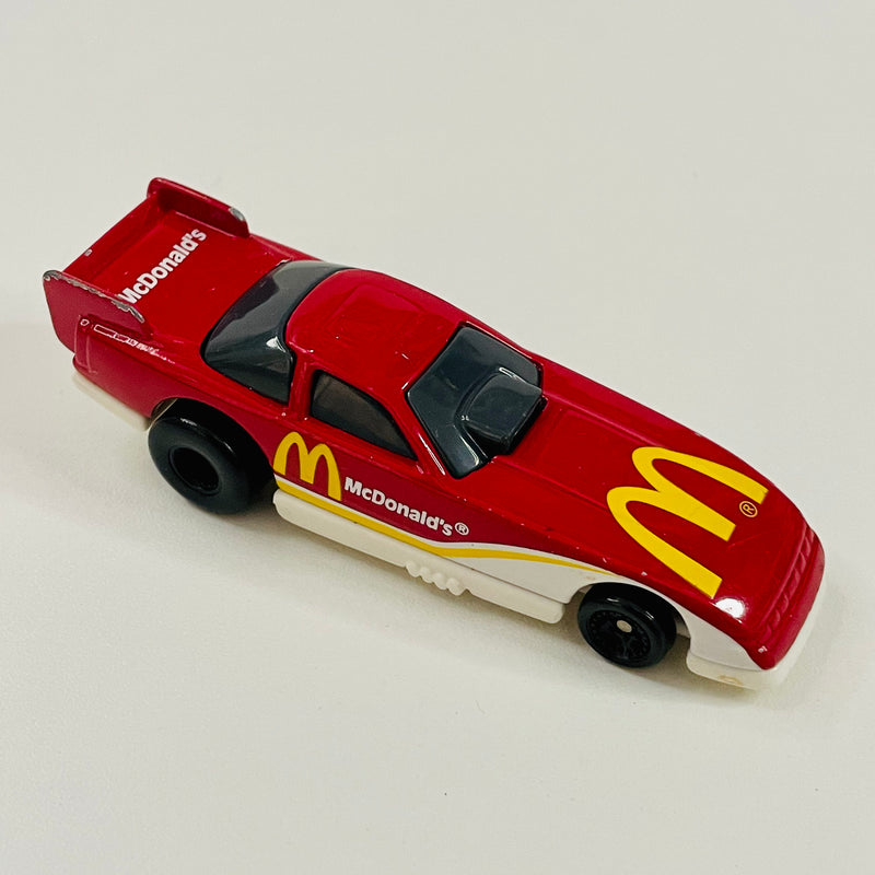 1993 Hot Wheels Racing Series McDonalds Happy Meal Ford Probe Funny Car rojo Goodyear 10SP - Loose