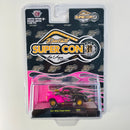 2021 M2 Machines Limited Edition 1/3,600 2021 Diecast Super Con Las Vegas Nevada 1941 Willys Coupe Gasser DCS02 negro Llantas de Goma