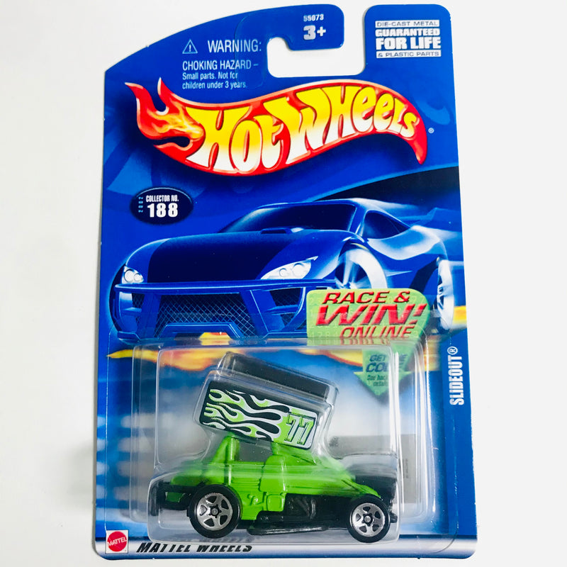 2002 Hot Wheels Slideout 188 verde 5SP