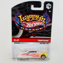 2009 Hot Wheels Larry's Garage Purple Passion 49 Mercury blanco metálico Llantas de Goma RR base ZAMAC