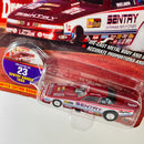 1997 Johnny Lightning Dragsters USA NHRA Limited Edition 1/15,000 Bruce Larson Sentry Gauges 90 Oldsmobile Funny Car rojo con blanco