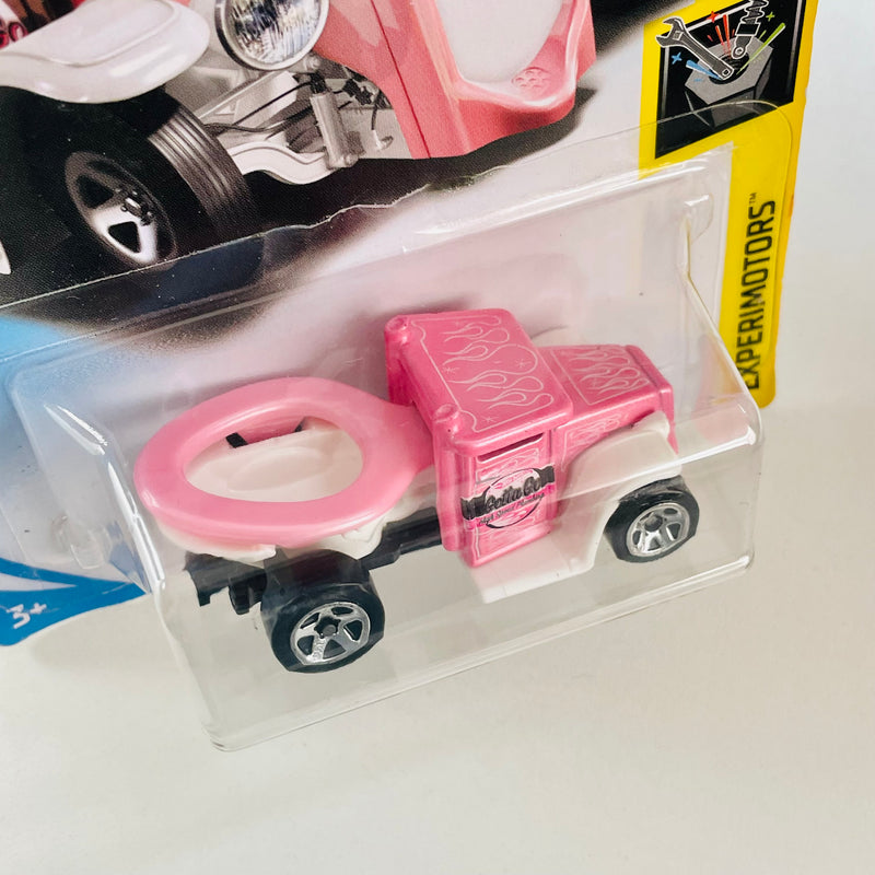 2018 Hot Wheels Experimotors Gotta Go rosado 5SP