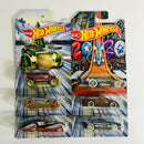 2019 Hot Wheels Holiday Hot Rods Colección Set de 6 - Rockster, Screamliner, Audacious, Scorcher, Muscle Tone, Carbonator