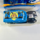 2003 Hot Wheels Wild Wave 40s Woodie Ford 057 azul 5SP base ZAMAC