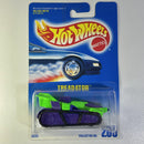 1996 Hot Wheels Treadator 205 verde y morado MGW