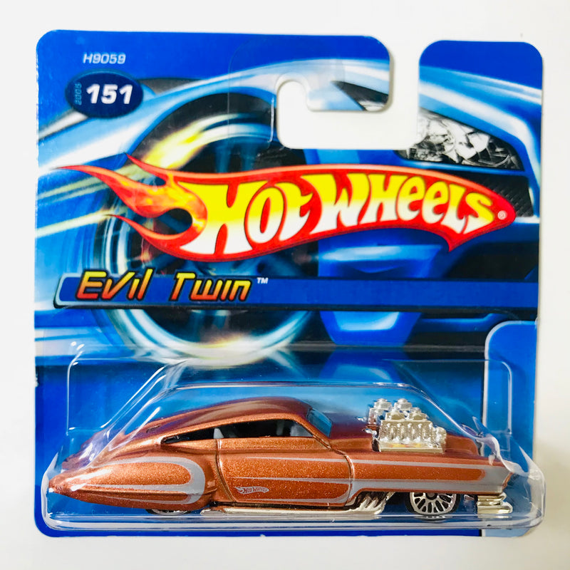 2005 Hot Wheels Evil Twin 151 naranja LW Blíster Europeo