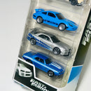 2020 Hot Wheels Rápidos y Furiosos 5 Pack Set de 5 - 67 Mustang, 70 Monte Carlo, Porsche 911 GT3 Cup, Nissan Skyline GT-R R34, 69 Camaro
