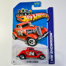2013 Hot Wheels HW Showroom 34 Ford 3-Window rojo 5SP base ZAMAC Exclusivo Kmart