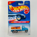 1995 Hot Wheels Photo Finish Series Tank Truck celeste metálico 7SP