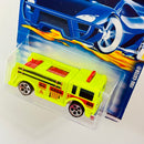 2001 Hot Wheels Fire Eater 237 amarillo fluorescente 5DOT