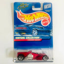 2000 Hot Wheels Virtual Collection Screamin Hauler rojo metálico 5SP base ZAMAC