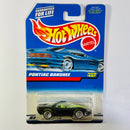 1996 Hot Wheels Pontiac Banshee 457 negro LW base ZAMAC Blíster 90s