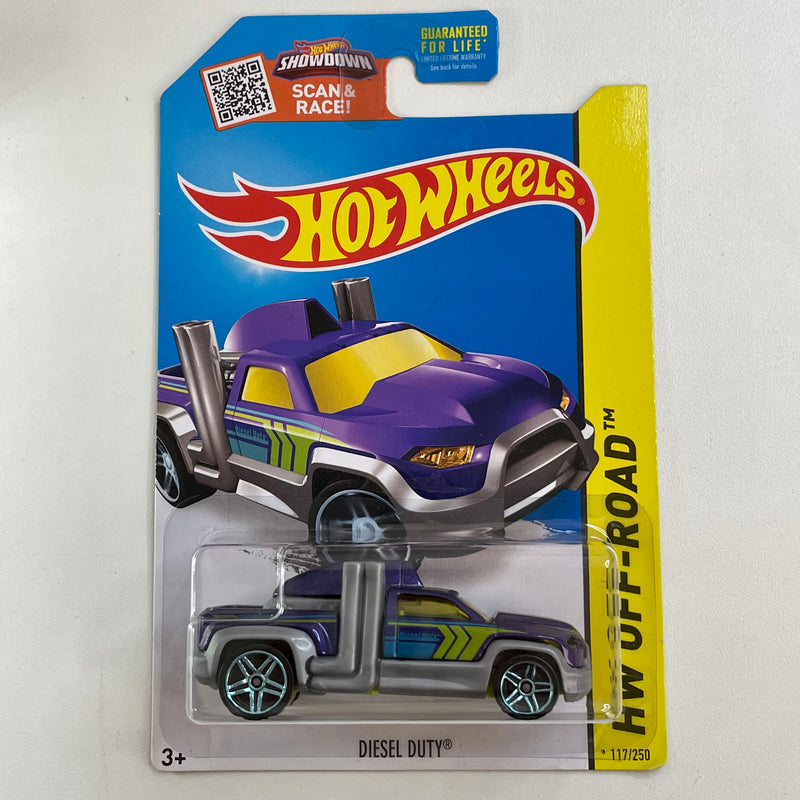 2015 Hot Wheels HW Off-Road Diesel Duty morado PR5