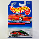 1998 Hot Wheels Techno Bits Series Shadow Jet II negro 5SP base ZAMAC