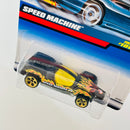 1999 Hot Wheels Speed Machine Mantis 1088 negro 5DOT base ZAMAC