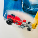2008 Hot Wheels New Models Ratbomb rojo OH5 base ZAMAC Primera Edición