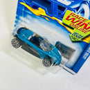 2002 Hot Wheels Lotus Elise 340R 201 azul metálico Y5 base ZAMAC