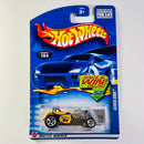 2002 Hot Wheels Altered State 194 amarillo 5SP base ZAMAC