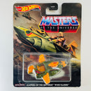 2020 Hot Wheels Entertainment Masters of the Universe Wind Raider He-Man verde MC1 con 5SP Primera Edición