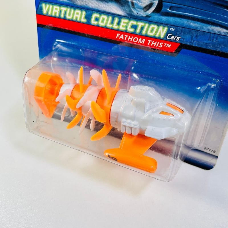 2000 Hot Wheels Virtual Collection Submarine Fathom This blanco