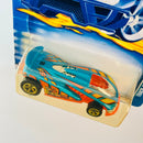 2003 Hot Wheels Track Aces Speed Shark 155 azul 5SP