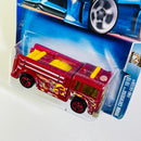 2003 Hot Wheels Work Crewsers Fire Eater 190 rojo 5SP