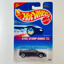 1995 Hot Wheels Steel Stamp Series Zender Fact 4 morado metálico 5SP