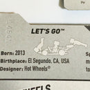 2014 Hot Wheels HW Race Let's GO verde PR5 base ZAMAC Primera Edición