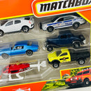 2022 Matchbox 9 Pack Set de 9 con 65 Land Rover Gen II Safari Exclusivo del Pack