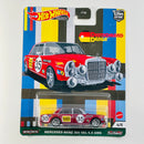 2021 Hot Wheels Car Culture Deutschland Design Mercedes Benz 300 SEL 6.8 AMG rojo Llantas de Goma RR