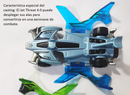 2007 Hot Wheels New Models Jet Threat 4.0 plata metálico OH5 Primera Edición