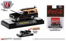 2022 M2 Machines Limited Edition 1/9,600 Coca Cola 1973 GMC Jimmy Sierra A14 negro Llantas de Goma