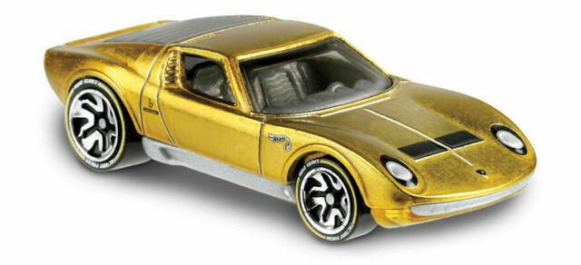 2019 Hot Wheels id Factory Fresh 71 Lamborghini Mura P400 SV amarillo id