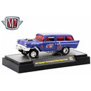 2020 M2 Machines Limited Edition 1/9,600 Coca Cola Cherry Coke 1957 Chevrolet 150 Handyman Station Wagon Gasser morado A07 Llantas de Goma