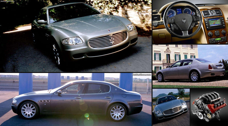 2004 Hot Wheels First Editions Maserati Quattroporte 029 azul acero metálico LW Primera Edición